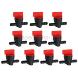 10Pcs 1/4" Straight In-Line Gas Fuel Shut-off/Cut-off Valves For Briggs Stratton – product image