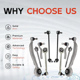 10X Front Control Arm w/ Ball Joint Set for Mercedes Benz C300 C350 E350 E400 2043307311 – product image 2