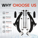10X Front Lower Control Arms Steering Suspension for Equinox Terrain 2018-2024 84406463 – product image 9