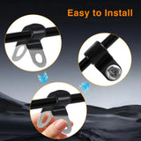 10x Rubber Coated Insulated Cable Clamps-Metal Wire Clamps for 3/16" Line Tube – product image