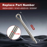 12PCS Marine Propeller Cotter Pins for Johnson/Evinrude 5030087 – product image 3