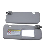 Gray Sun Visor Pair for 2012-2015 Hyundai Accent 852101R000 - product view 1
