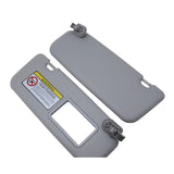 Gray Sun Visor Pair for 2012-2015 Hyundai Accent 852101R000 - product view 2