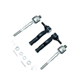 4x Front Inner/Outer Tie Rod Ends for For Ford Fusion Lincoln MKZ Mazda 6 Milan 4CS1522 - view 2