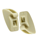 Beige Sun Visor Bracket Pair for 1979-1984 Volkswagen Rabbit Golf Mk1 - product view 2