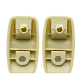 Beige Sun Visor Bracket Pair for 1979-1984 Volkswagen Rabbit Golf Mk1 - product view 3