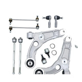 Front Suspension Control Arm Tie Rod and Sway Bar Kit for 2014-2018 Jeep Cherokee 10CS1681 - product view 2