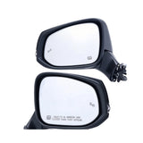 2Pcs LH+RH Side Power Mirror Fits Toyota Corolla Cross W/ Manual Fold Blind Spot - product view 2