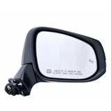 2Pcs LH+RH Side Power Mirror Fits Toyota Corolla Cross W/ Manual Fold Blind Spot - product view 5