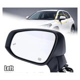 Driver White Mirror FIT 22-25 Toyota Corolla Cross LE XLE Blind Spot Signal 8pin - product view 2