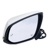 Driver White Mirror FIT 22-25 Toyota Corolla Cross LE XLE Blind Spot Signal 8pin - product view 5