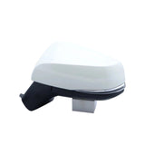 Driver White Mirror FIT 22-25 Toyota Corolla Cross LE XLE Blind Spot Signal 8pin - product view 8