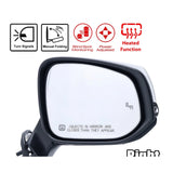 White Mirrors Right Side W/Heated+Blind Spot Fits Toyota Corolla Cross 2022-2025 - product view 2