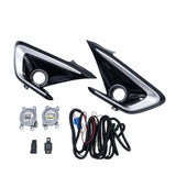 Left and Right Side LED Fog Lights Bezels with Switch For 23-25 Toyota Corolla Hatchback FL1732 - product view 3