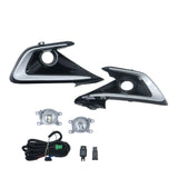 Left and Right Side LED Fog Lights Bezels with Switch For 23-25 Toyota Corolla Hatchback FL1732 - product view 9