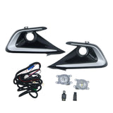 Left and Right Side LED Fog Lights Bezels with Switch For 23-25 Toyota Corolla Hatchback FL1732 - product view 10