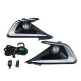 Left and Right Side LED Fog Lights Bezels with Switch For 23-25 Toyota Corolla Hatchback FL1732 - product view 11