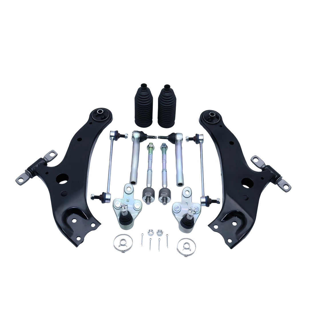 12-Piece Front Lower Control Arm Tie Rod Sway Bar Link Kit for 10-15 Lexus RX450h 12CS1221 - product view 2