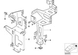 Set 2x Mount Bracket for 2000-2006 BMW 3-Series E46 CD Changer 65128370925 8370925