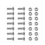 14x Stainless Steel Bumper Bolts & 14x Nuts for Chevelle Nova Lemans Cutlass 4A00080-A – product image 2