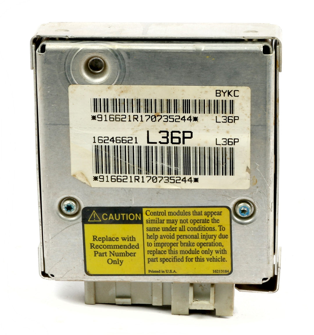 1997 Pontiac Grand Prix ABS control module 16246621 front view