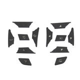 Black Steering Wheel Button Trim for 2012-2016 Mercedes-Benz E300 E350 E400