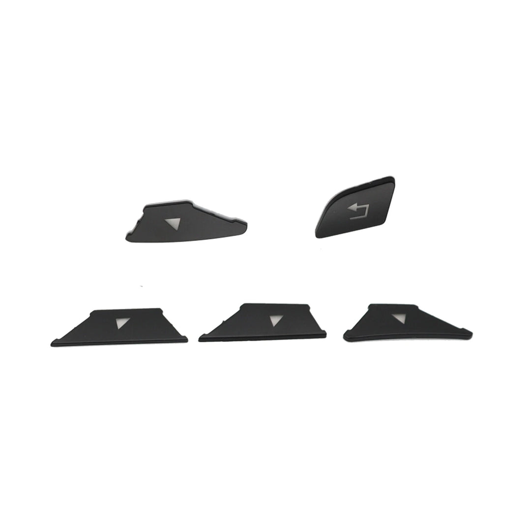 Black Steering Wheel Button Trim for 2012-2016 Mercedes-Benz E300 E350 E400