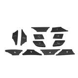 Black Steering Wheel Button Trim for 2012-2016 Mercedes-Benz E300 E350 E400