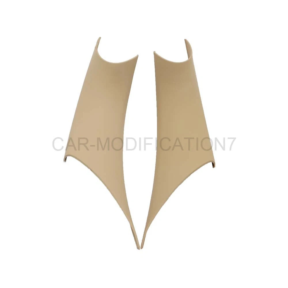 Beige Interior Door Handle Cover Pair for BMW 3 Series 4 Series F30 F35 - image 1