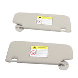 Gray Sun Visor Pair for 2011-2022 Chevrolet Sonic 1.4L 1.8L - product view 2