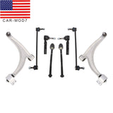 Front Control Arm Tie Rod Sway Bar Kit for 2004-2012 Chevrolet Malibu - image 1