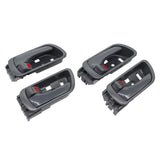 Interior Door Handle Set for 2002-2006 Toyota Camry Gray Chrome - image 2