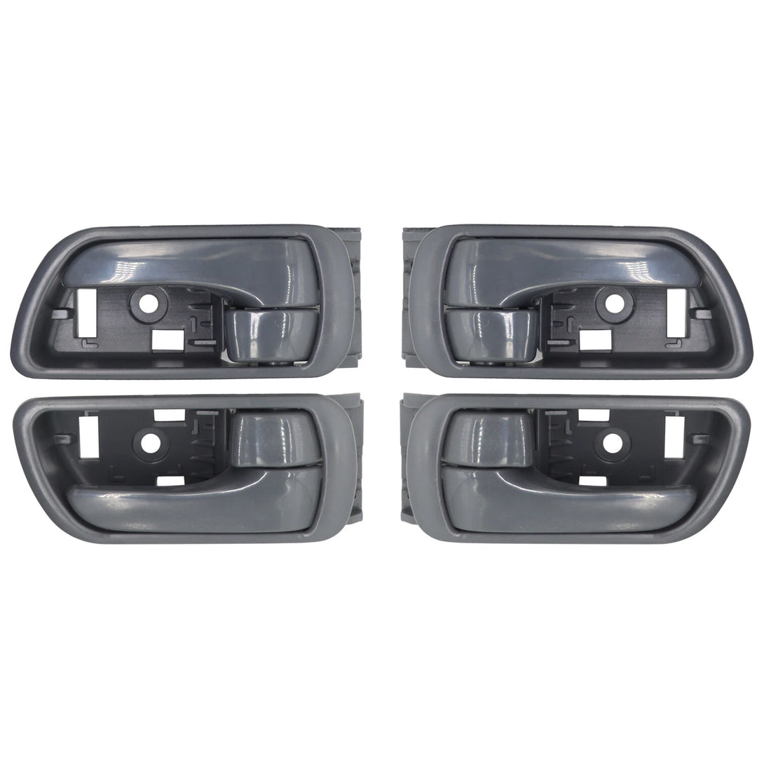 Interior Door Handle Set for 2002-2006 Toyota Camry Gray Chrome - image 3