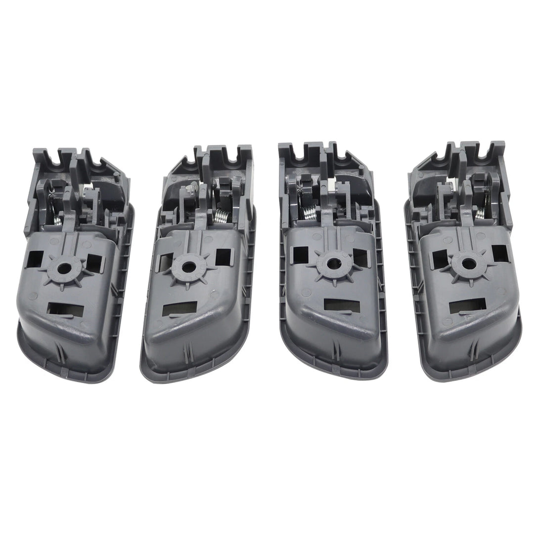 Interior Door Handle Set for 2002-2006 Toyota Camry Gray Chrome - image 4