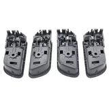 Interior Door Handle Set for 2002-2006 Toyota Camry Gray Chrome - image 4