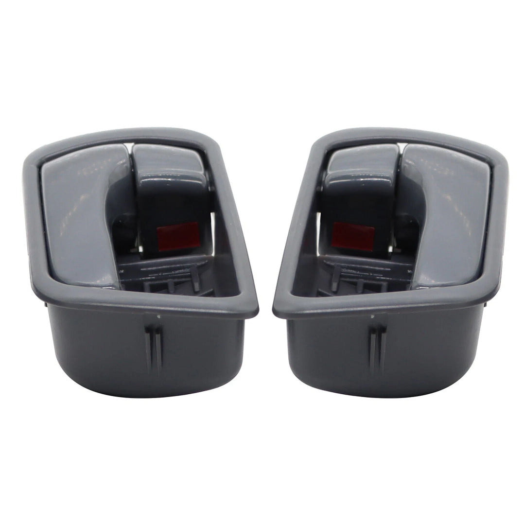 Interior Door Handle Set for 2002-2006 Toyota Camry Gray Chrome - image 6