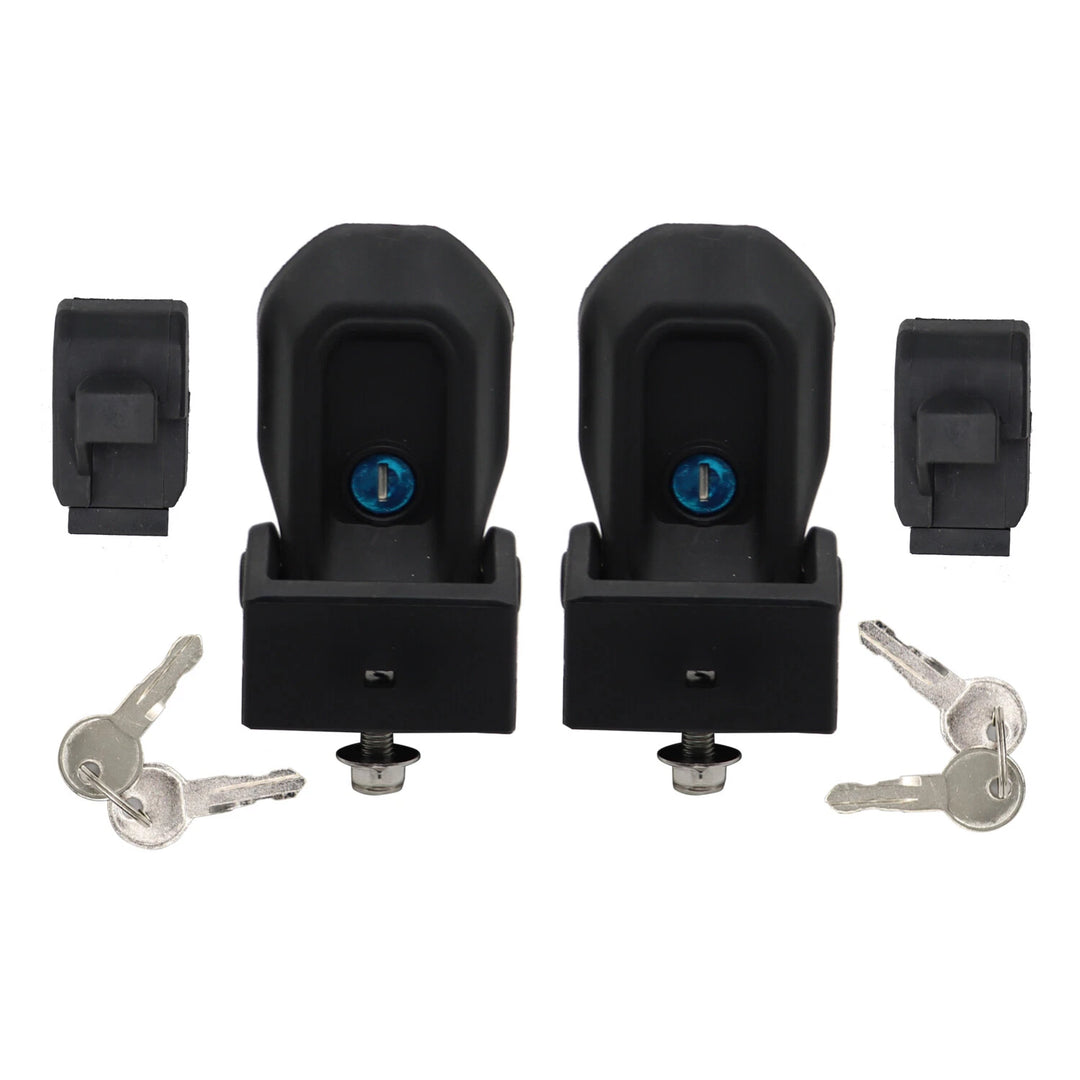 Hood Latch Pair with Key for 2018-2023 Jeep Wrangler Gladiator JL JLU JT - view 1