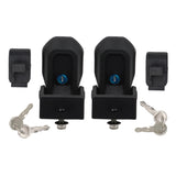 Hood Latch Pair with Key for 2018-2023 Jeep Wrangler Gladiator JL JLU JT - view 1