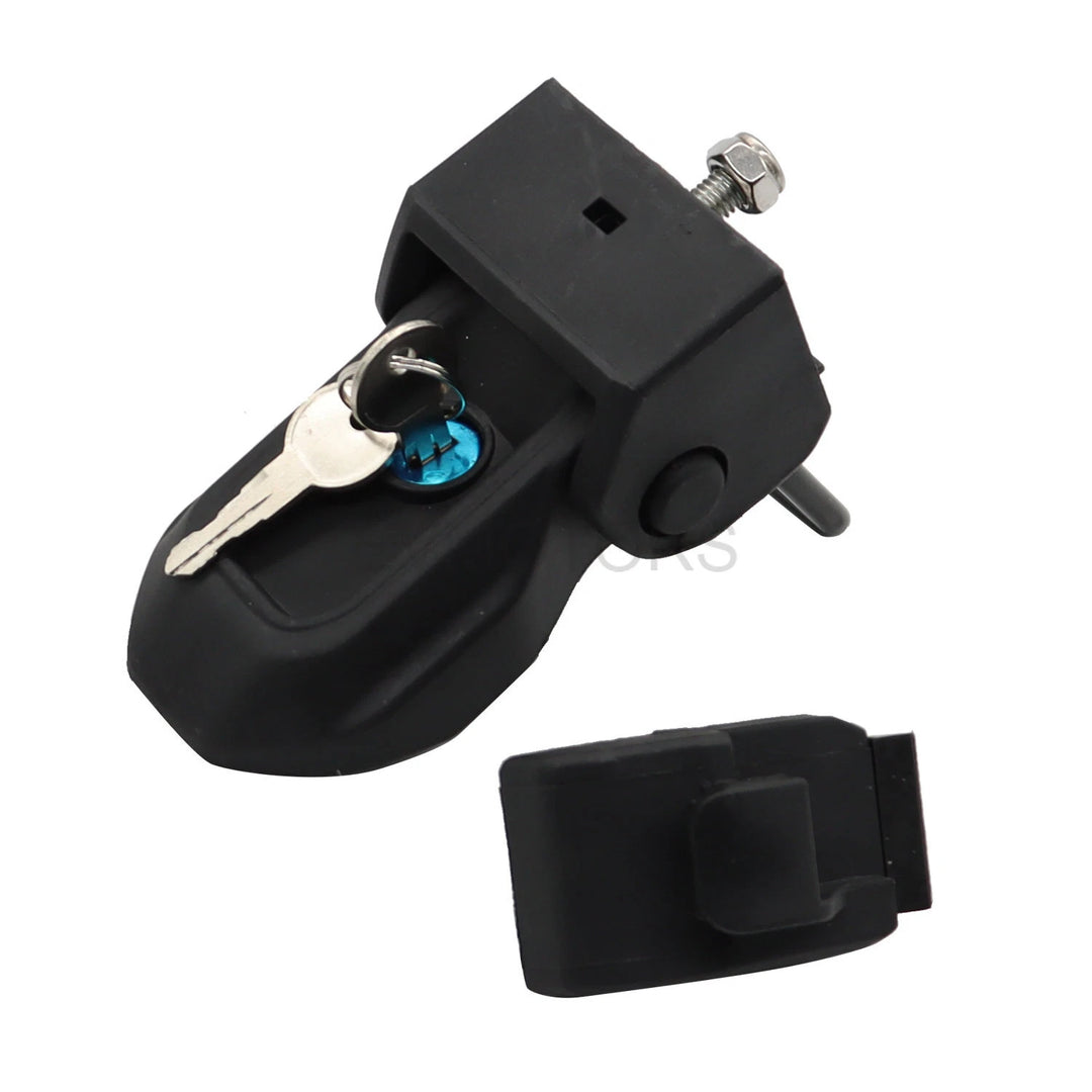 Hood Latch Pair with Key for 2018-2023 Jeep Wrangler Gladiator JL JLU JT - view 2