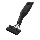 Car Dash AUX + USB Port Socket Headphone Adapter Chargeable Panel Input Kit Wired