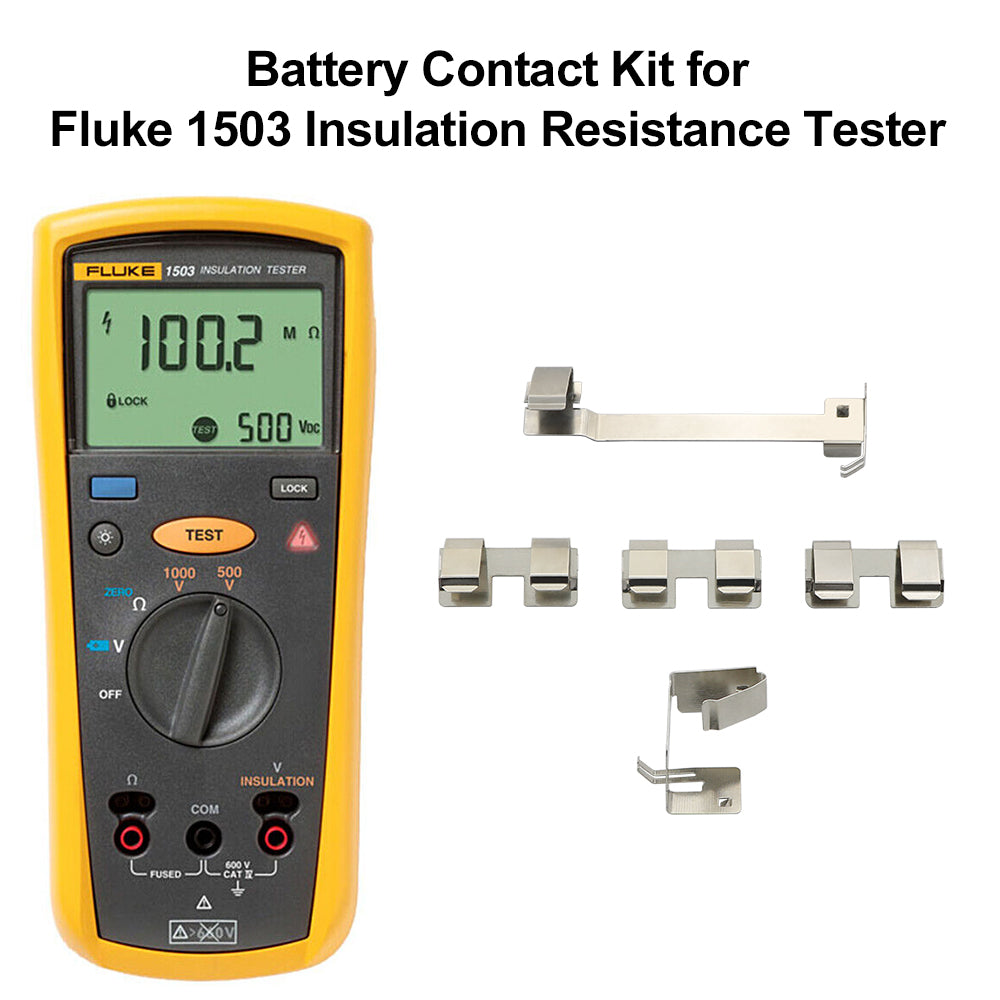 Battery Contact Kit for Fluke 1503 1507 1577 1587 Insulation Resistanc ...