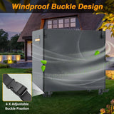 1Pc 4ft Firewood/Log Storage Rack Outdoor/Indoor for Waterproof 420D Cover – product image