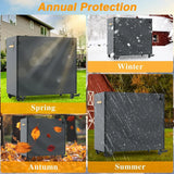 1Pc 4ft Firewood/Log Storage Rack Outdoor/Indoor for Waterproof 420D Cover – product image 2
