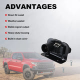 1Pc Rear Bumper Trailer Tow Plug for 23404450 Chevrolet Silverado 1500 2014-2019 – product image 12