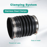 1x Air Intake Hose with Clamps for 1990-1994 Lexus LS400 4.0L 1788150010 US – product image 2