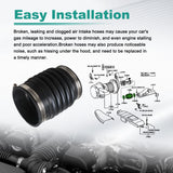 1x Air Intake Hose with Clamps for 1990-1994 Lexus LS400 4.0L 1788150010 US – product image 3