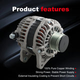 1x Alternator 12V 110Amp for 2013 2014 2015 2016 2017 2018 Nissan Altima 2.5L US 23100-3TA1A – product image