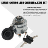 1x Engine Ignition Switch with Two Keys Fit for Ford Tractor 1920 2120 3415 1320 – product image