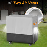 1x Waterproof 80 Qt Rolling Cooler Cart Cover for Most Patio Ice Chest Part – product image 3