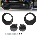 2*Front Bumper Lamps LED Fog Lights for 2010 11 12 2013 Chevy Camaro W/Cover 376729122224 – product image 2